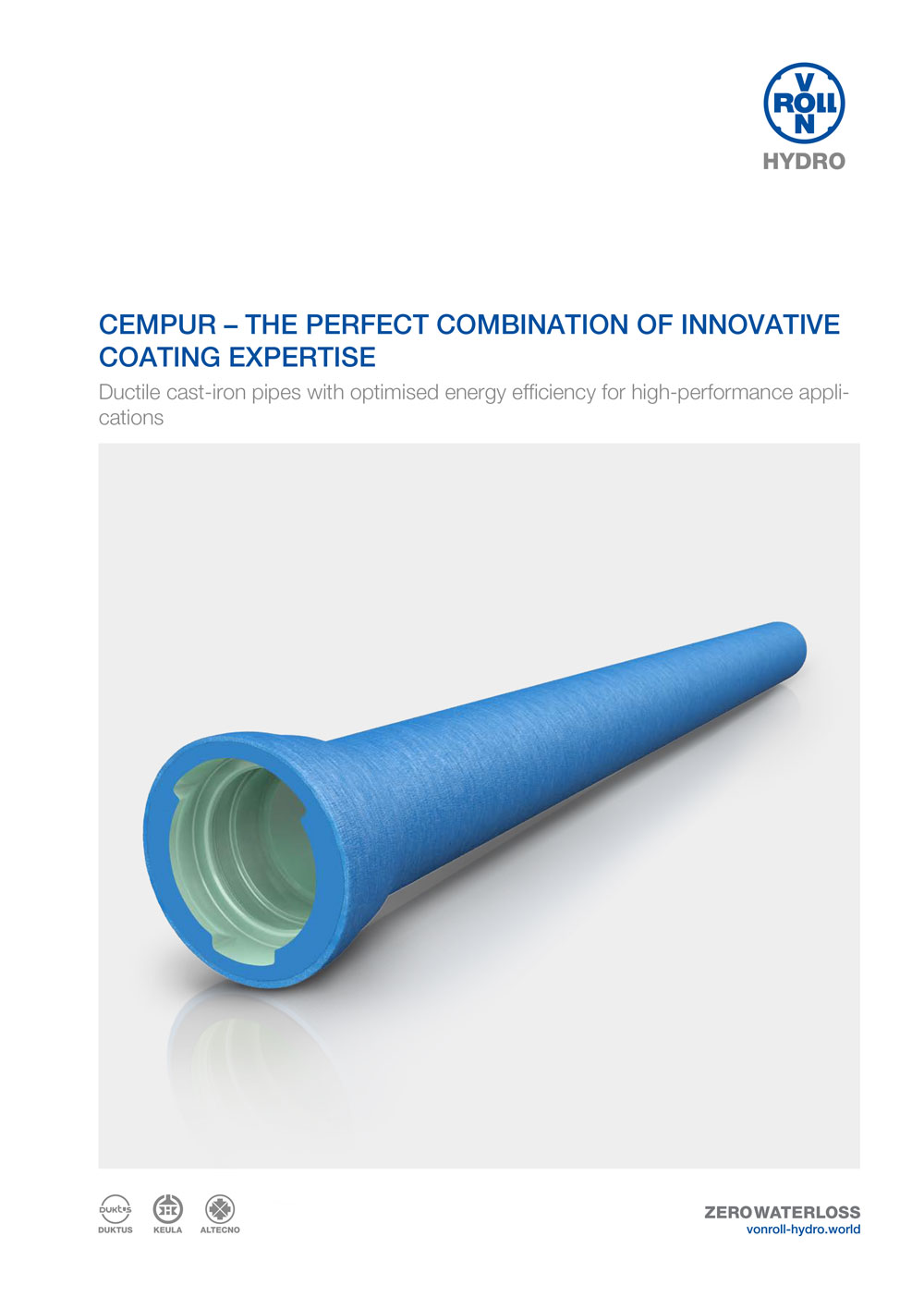 Download the flyer ductile cast-iron pipes as a PDF