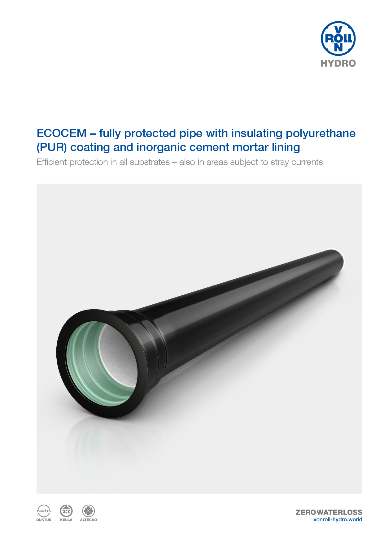 Download the flyer ductile cast-iron pipes as a PDF